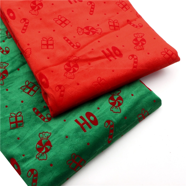velvet christmas candy gift velvet fabric