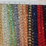 chunky glitter dot mesh fabric