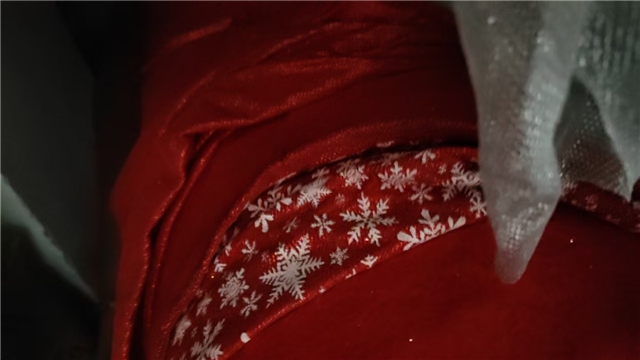 bright silk christmas snowflake offset printing plush bottom fabric