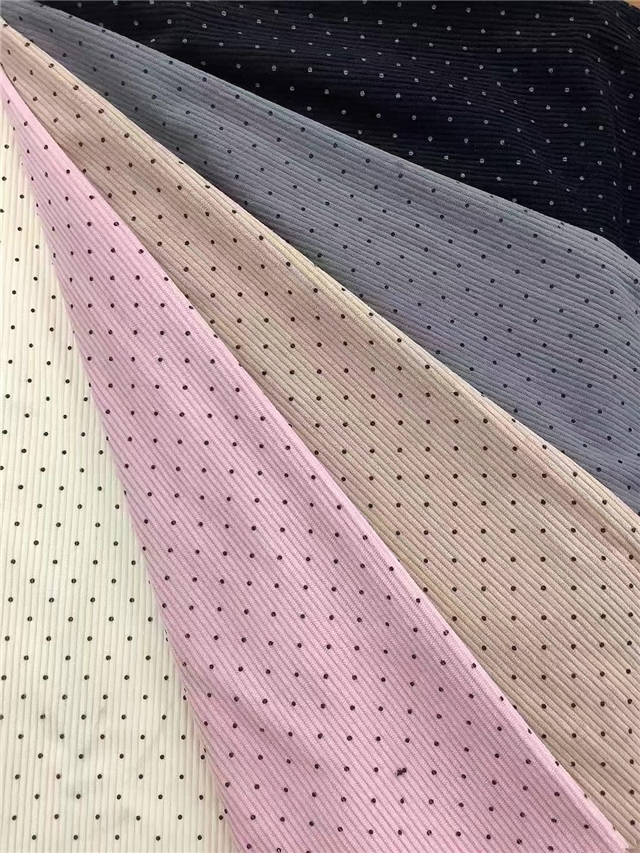dot corduroy fabric