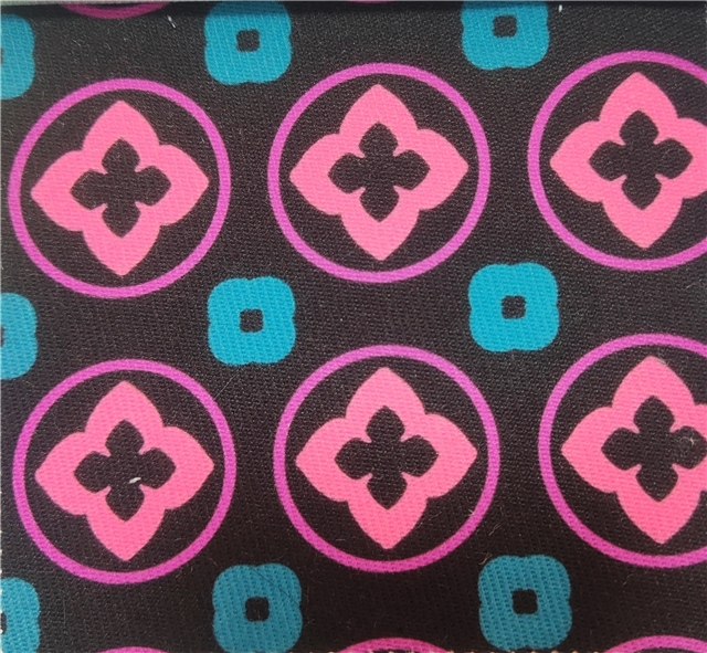 shamrock polyester digital printed fabric