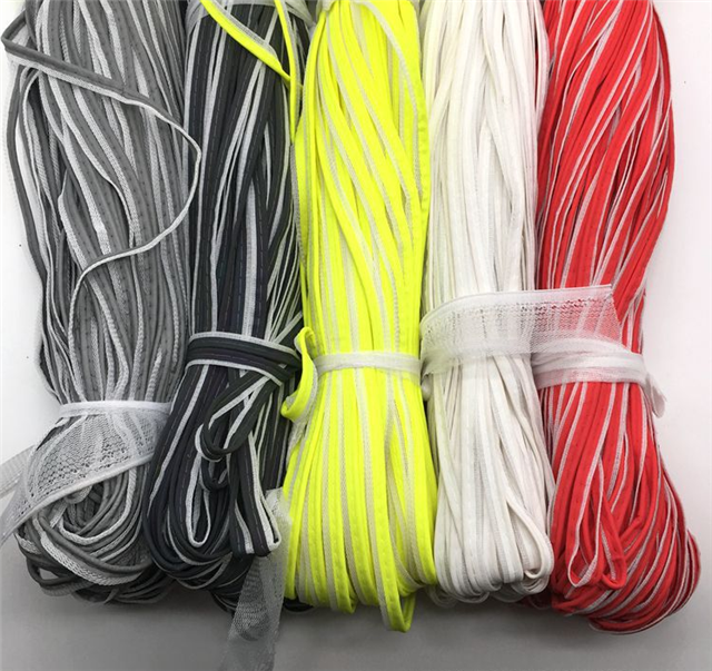 polyester reflective strip fabric warning tape