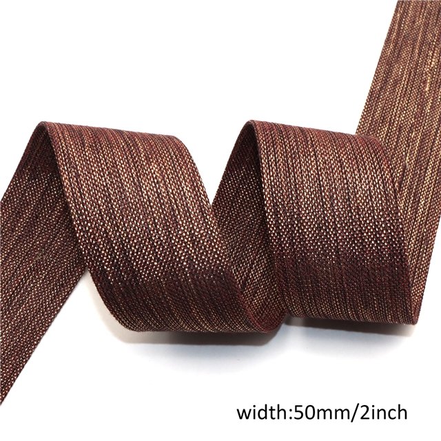 linen cotton cotton and linen gold wire fabric cut to stripe