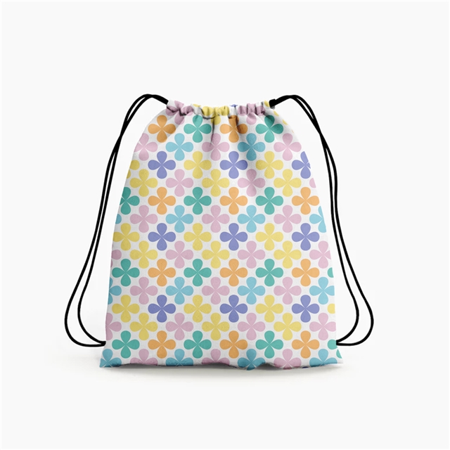 polyester cotton colorful checkered flowers series polyester cotton fabric set (4 pcs/set)