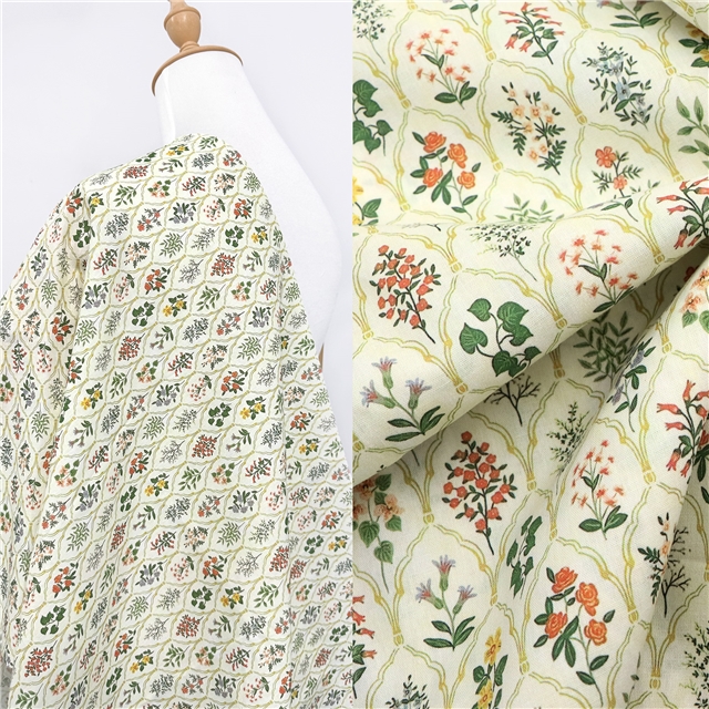 All cotton digital printed fabric