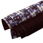 christmas series double sided faux leather