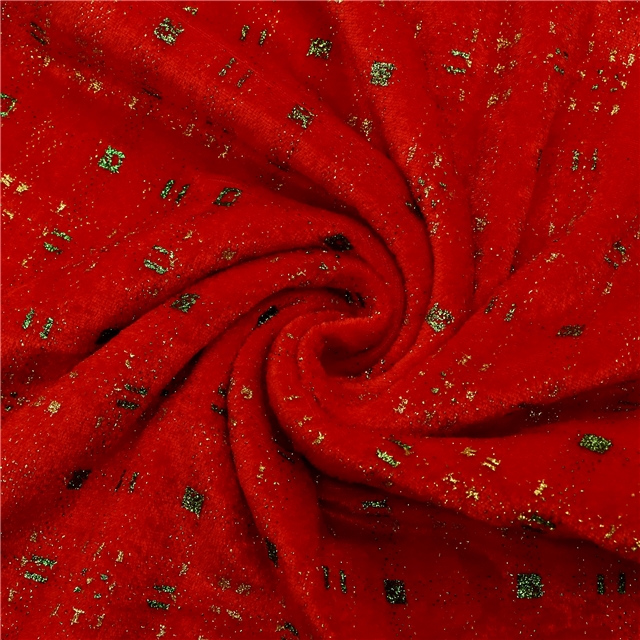 two way micro elasticity glitter plaid faux linen