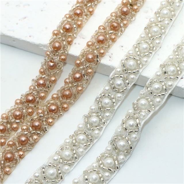 organza diamond pearl lace