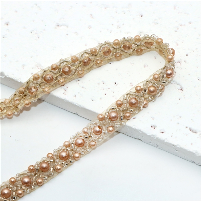 organza diamond pearl lace