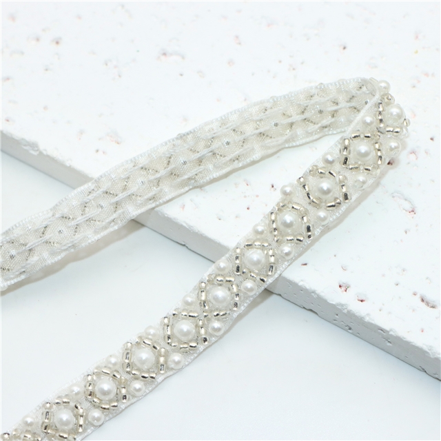 organza diamond pearl lace