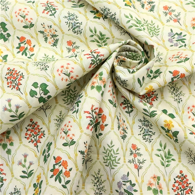 All cotton digital printed fabric