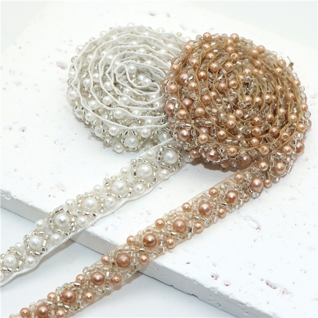 organza diamond pearl lace
