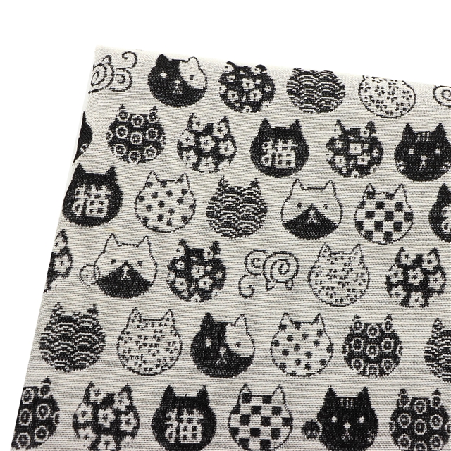 geometric flower polyester cotton yarn dyed jacquard fabric