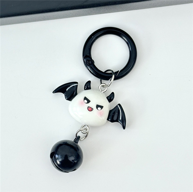 halloween bell keychain