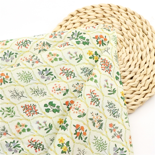 All cotton digital printed fabric