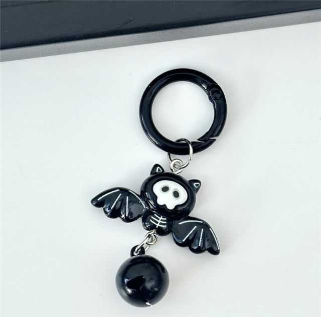 halloween bell keychain
