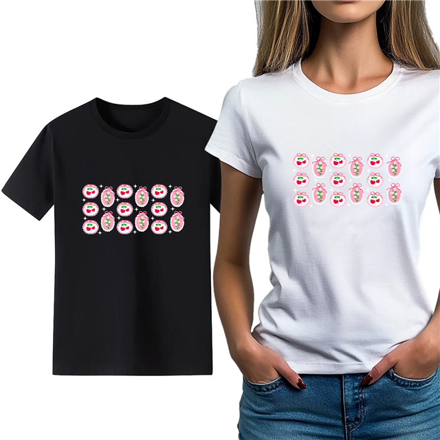 cotton Iron On Transfer Stickers and T-shirts