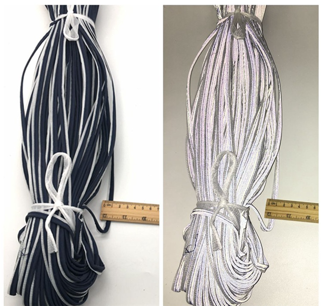 polyester reflective strip fabric warning tape