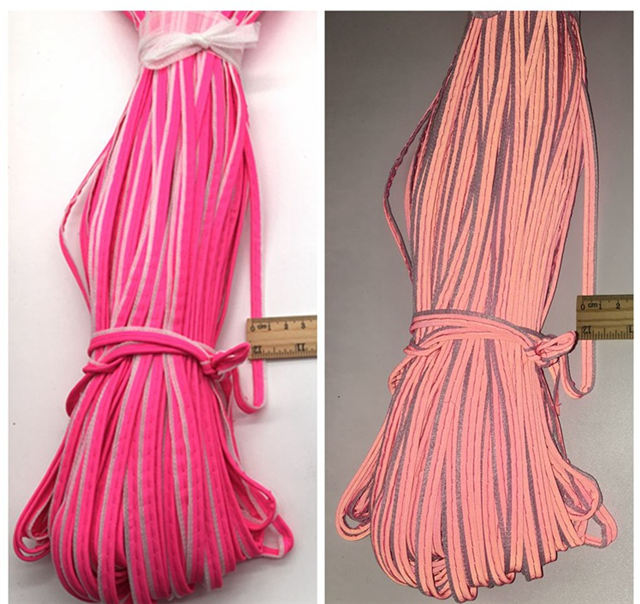 polyester reflective strip fabric warning tape