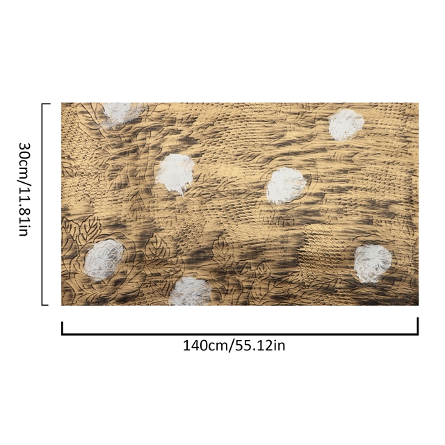 synthetic leather bump texture retro flower faux leather