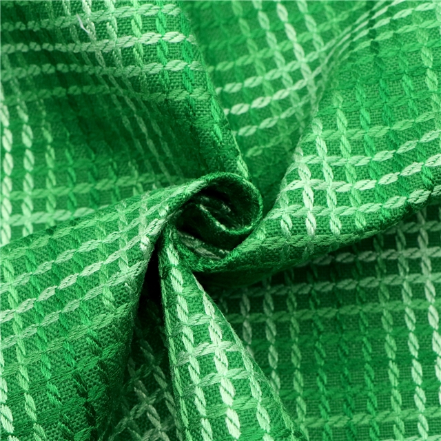 woven fried dough twists plaid linen