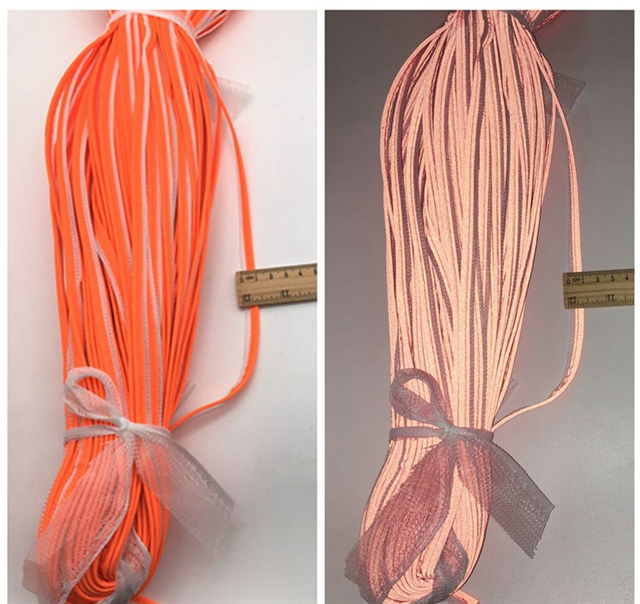 polyester reflective strip fabric warning tape