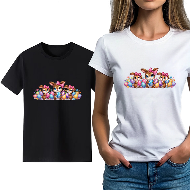 cotton Iron On Transfer Stickers and T-shirts