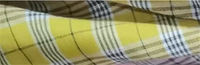 cotton yarn dyed checkered fabric