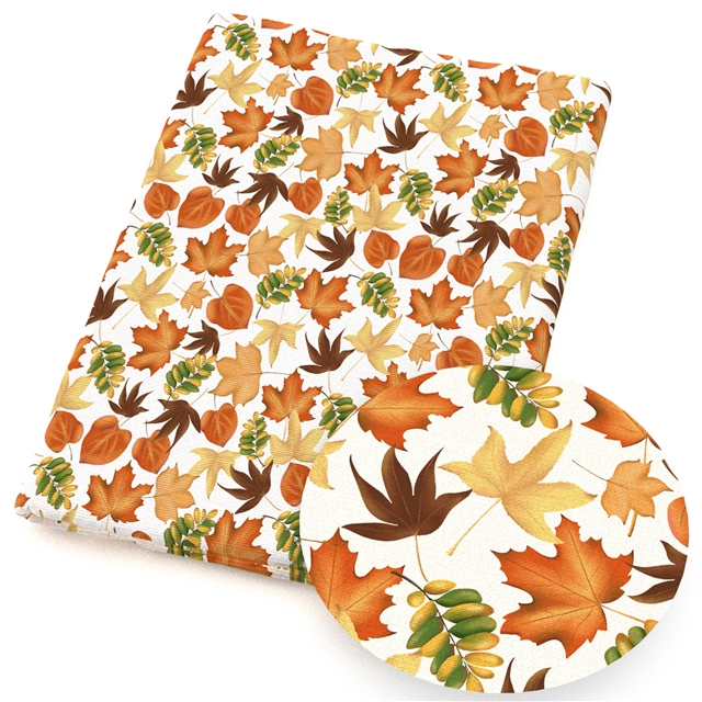 polyester cotton autumn series polyester cotton fabric set (4 pcs/set)