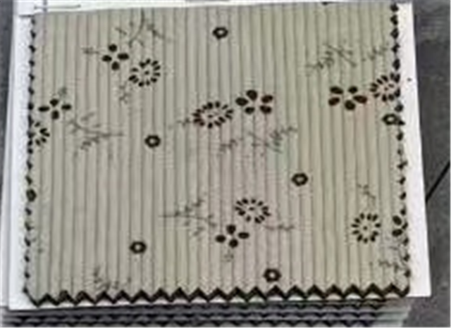 floral printed corduroy fabric