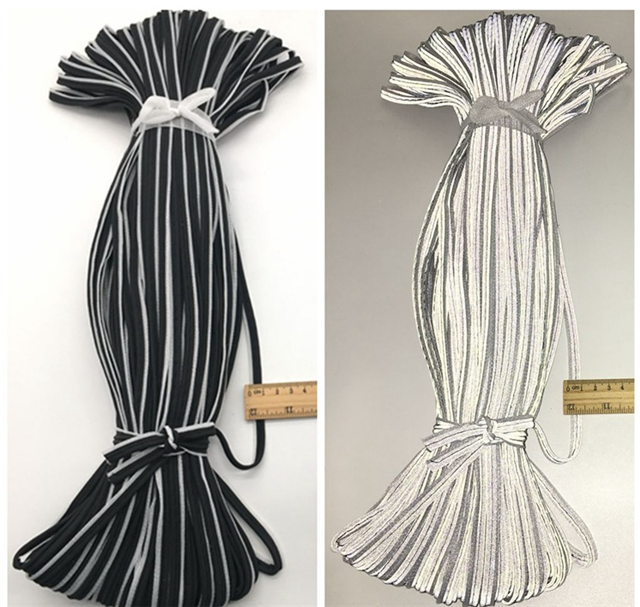 polyester reflective strip fabric warning tape