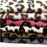 leopard print velvet fabric