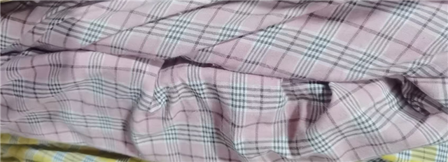 cotton yarn dyed checkered fabric