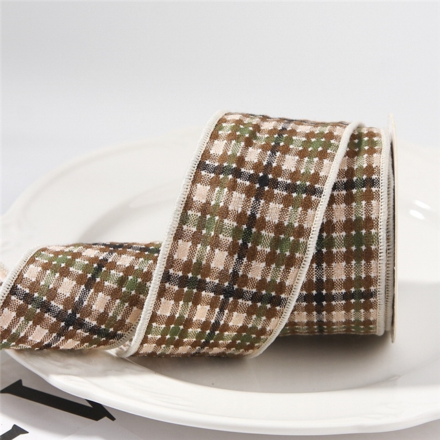 cotton color woven plain weave color checkered line edged