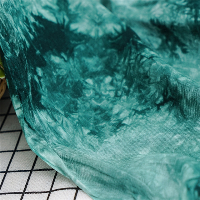 100%rayon rayon tie dye fabric