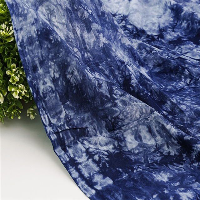 100%rayon rayon tie dye fabric