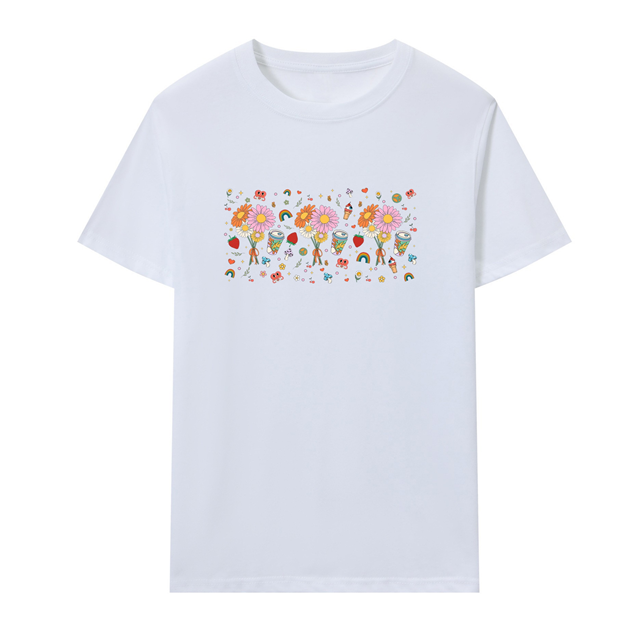 cotton Iron On Transfer Stickers and T-shirts