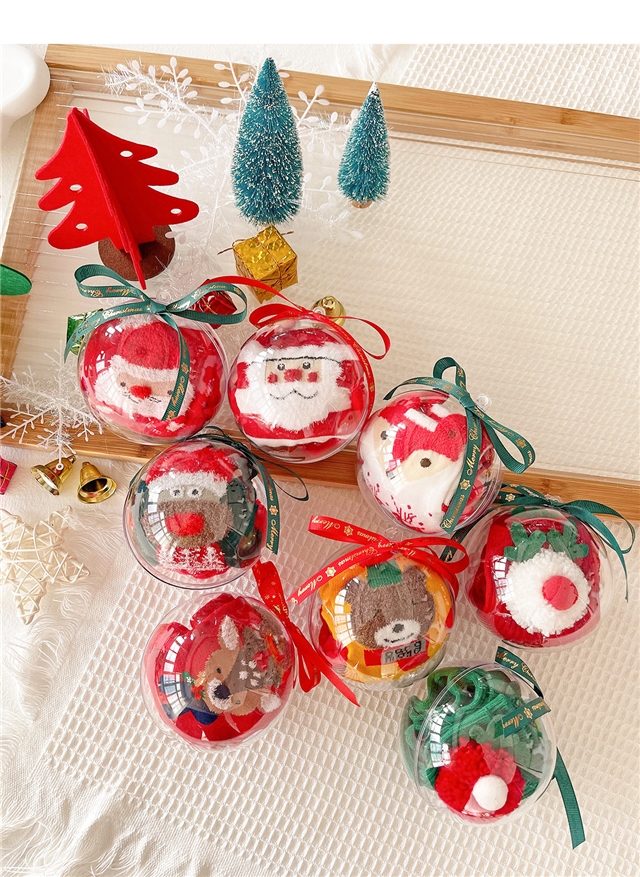 free size cotton christmas magnetic hand in hand socks