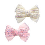 diamond ribbed bow jewelry accessories