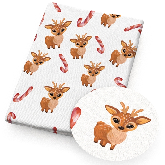 polyester cotton christmas series polyester cotton fabric set (10 pcs/set)