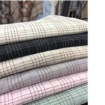 16 plaid printing corduroy fabric