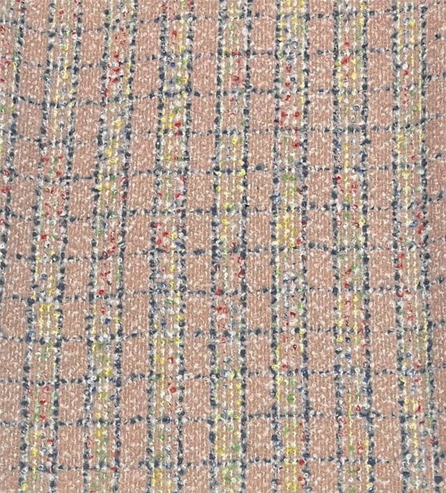 woolen woolen plaid small fragrance fabric