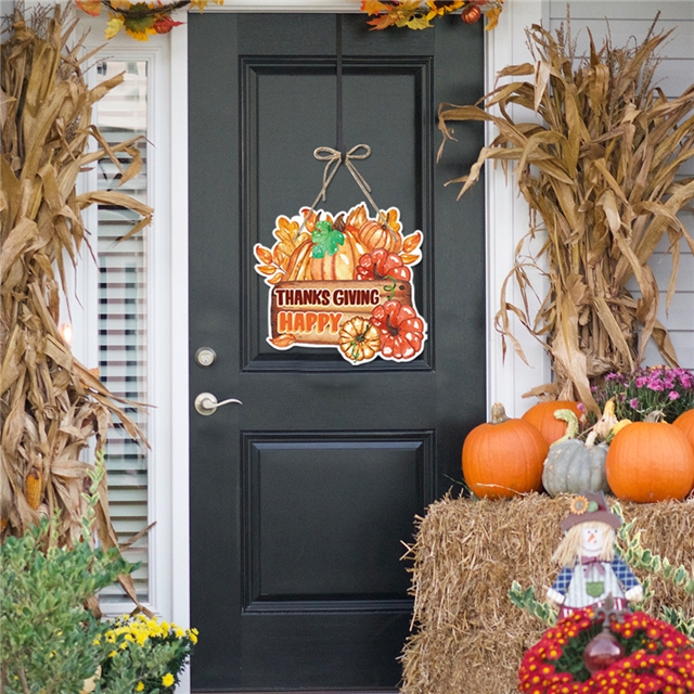 autumn thanksgiving pumpkin leaf gift packaging paper set