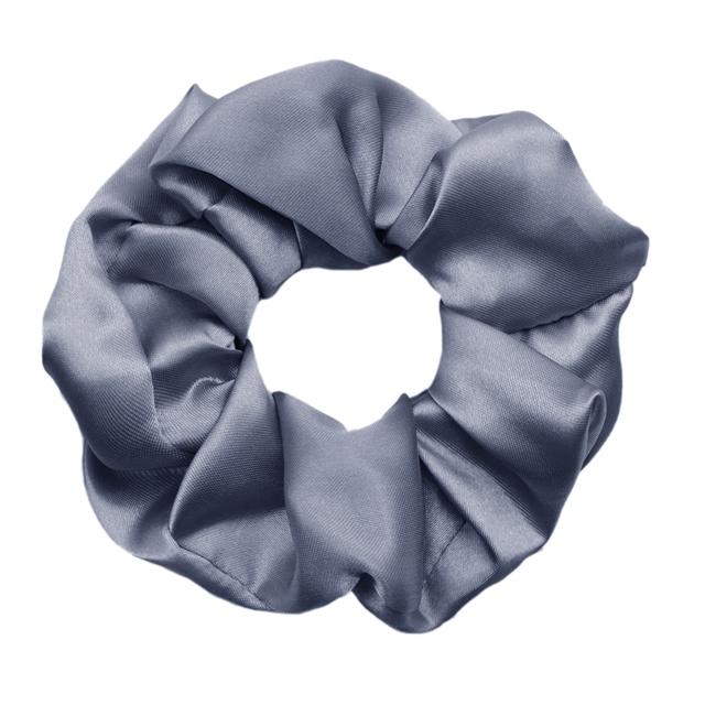 solid color satin hair scrunchies light purple