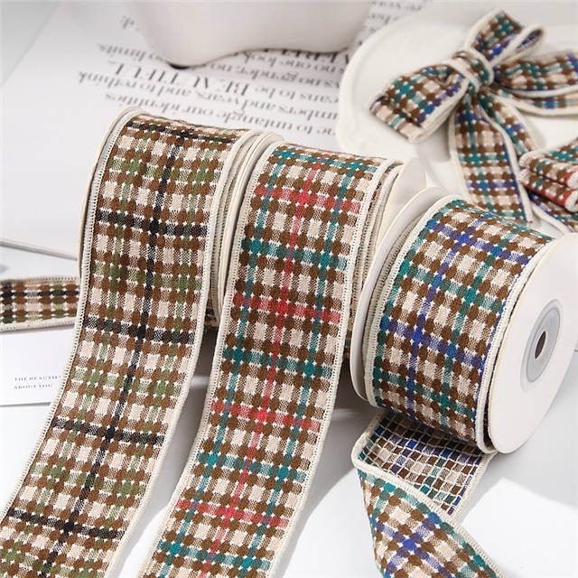 cotton color woven plain weave color checkered line edged