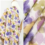 wrinkled digital printed polyester fabric