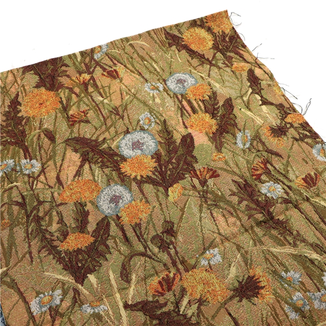 dandelion yarn dyed jacquard fabric