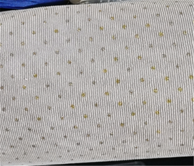 glitter dots corduroy fabric