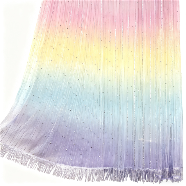 hot diamond organza fabric