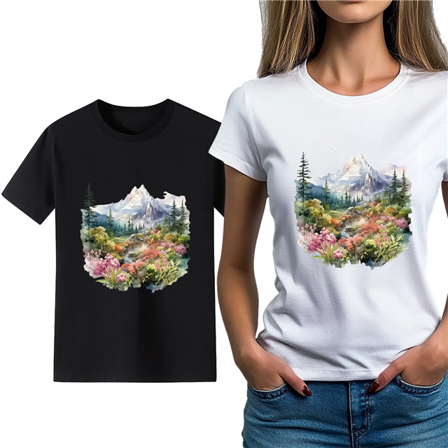 cotton Iron On Transfer Stickers and T-shirts